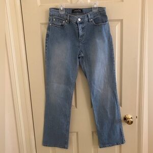 Vintage London Jeans with Polka Dot Interior